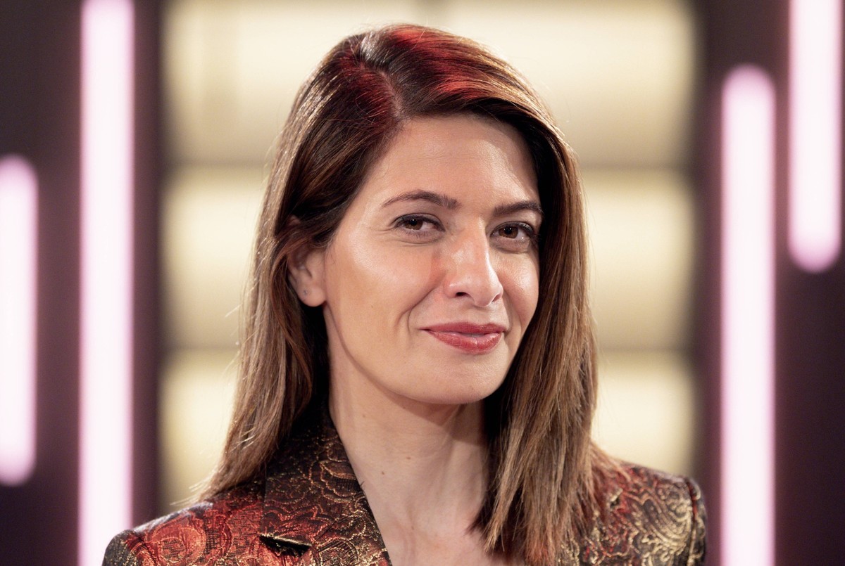 Talkshow Koelner Treff : Linda ZERVAKIS , Fernsehmoderatorin , 30.09.2022 Linda ZERVAKIS , TV-Entertainer , 30.09.2022 *** Talkshow Koelner Treff Linda ZERVAKIS , TV Host , 30 09 2022 Linda ZERVAKIS , ...