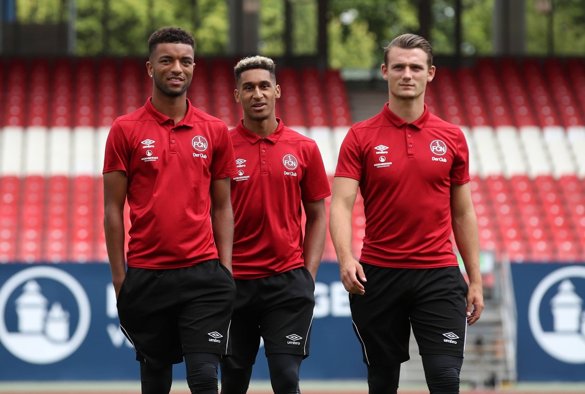 Ablösefreie Talente sollen den Club in der Liga halten: Timothy Tillman, Kevin Goden und Törles Knöll (von links nach rechts)