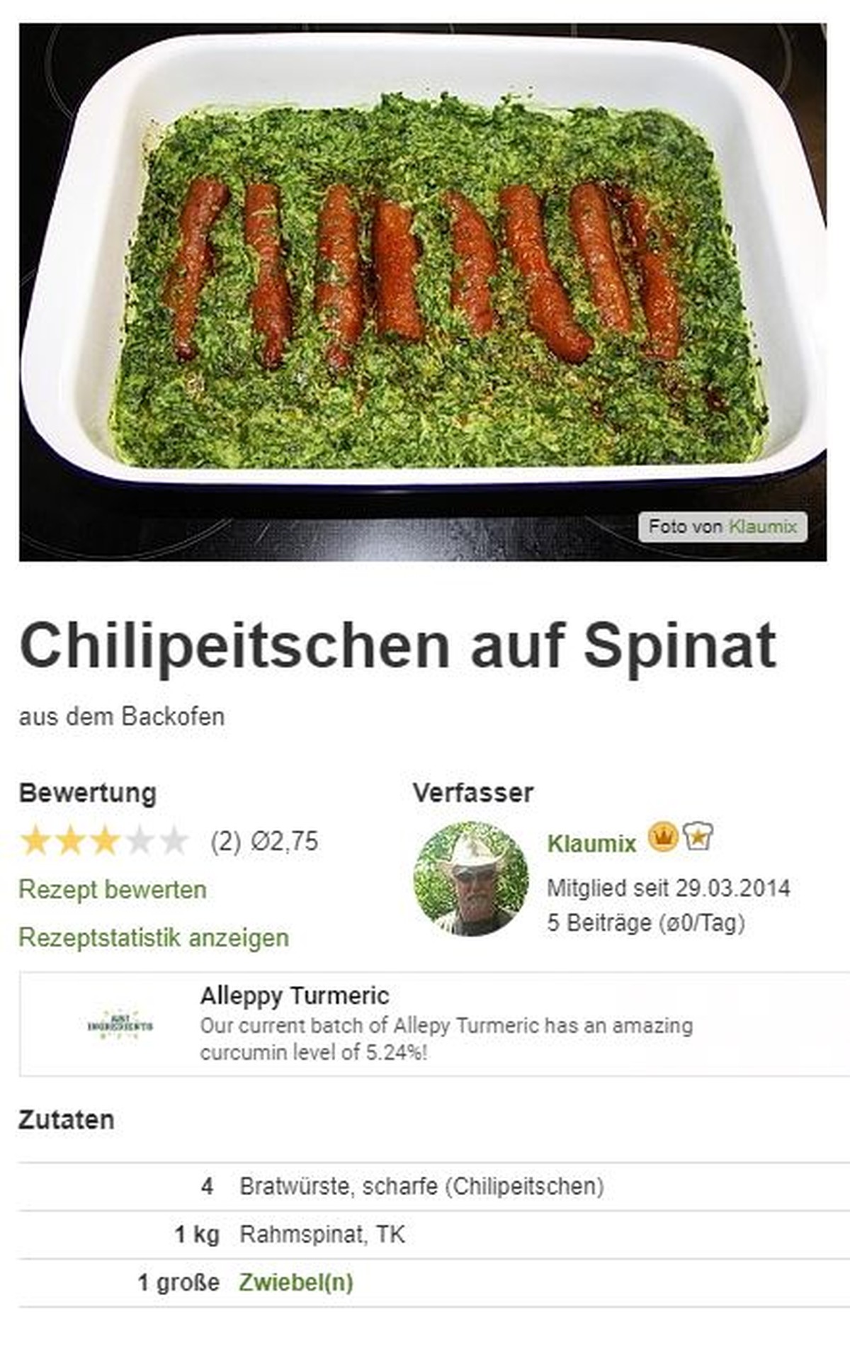 Screenshot Chefkoch.de Worst of Chefkoch
