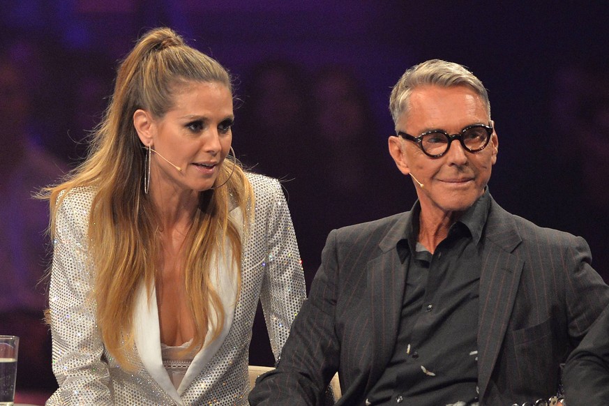 Heidi Klum &amp; Wolfgang Joop beim "GNTM"-Finale 2017