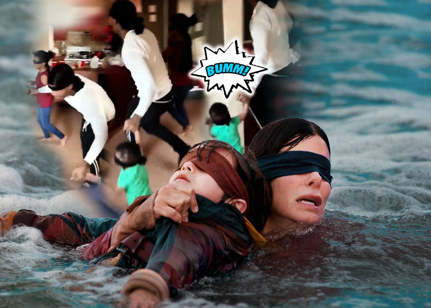 Nicht nachmachen! Vor der "Bird Box Challenge" warnt jetzt sogar Netflix 
