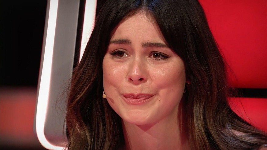 Lena Meyer-Landrut kann ihre Tränen bei "The Voice Kids" nicht zurückhalten.