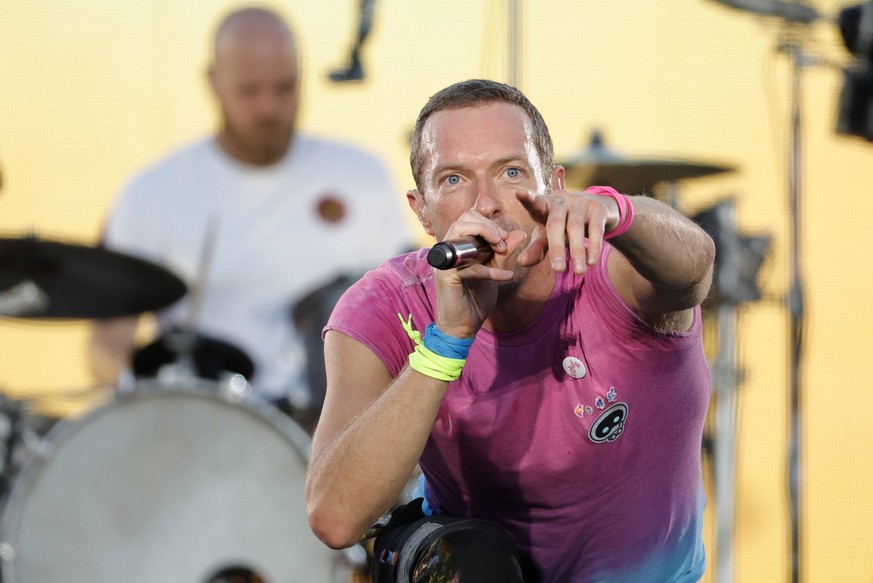 Coldplay Konzert in Stockholm GÖTEBORG 20230708 Coldplay med sangaren Chris Martin spelar pa Ullevi pa lördagskvällen. GÖTEBORG SVERIGE x9200x *** GÖTEBORG 20230708 Coldplay with singer Chris Martin p ...