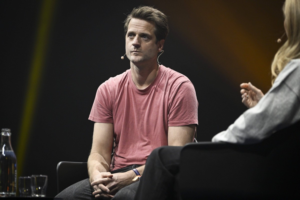 Sebastian Siemiatkowski, Co-founder and CEO of Klarna, pictured at the Slush 2022 Startup Event in Helsinki, Finland on November 17, 2022. Helsinki Finland PUBLICATIONxNOTxINxSUIxAUTxFRAxKORxJPNxSWExN ...