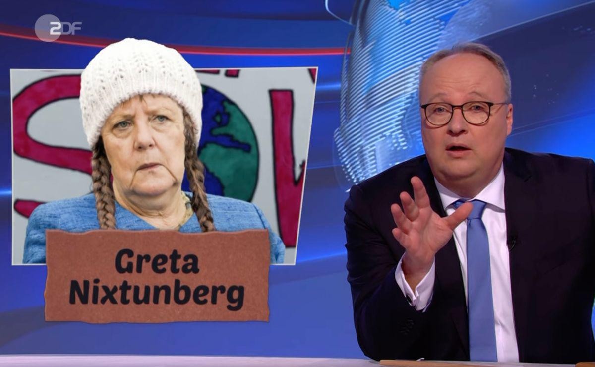 Auch Angela Merkel bekommt ihr Fett weg.