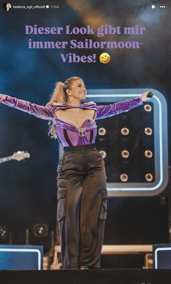 Beatrice Egli was binnen een paar dagen 's nachts gelukkig.