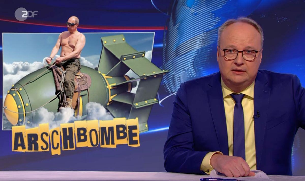 Die "heute-show"-Mannschaft um Oliver Welke machte in starken Worten und Bildern klar, was sie vom Kriegstreiben von Wladimir Putin hält.