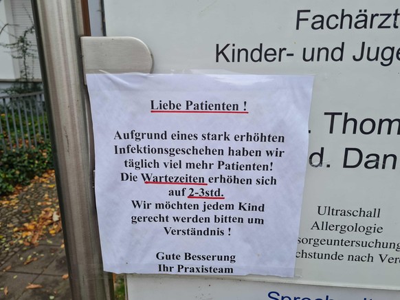 So ähnlich sieht es gerade in den meisten Kinderarztpraxen der Republik aus.