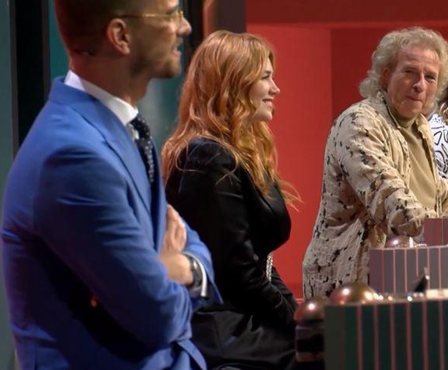 Joko Winterscheidt, Palina Rojinski und Thomas Gottschalk waren zusammen auf ProSieben zu sehen.