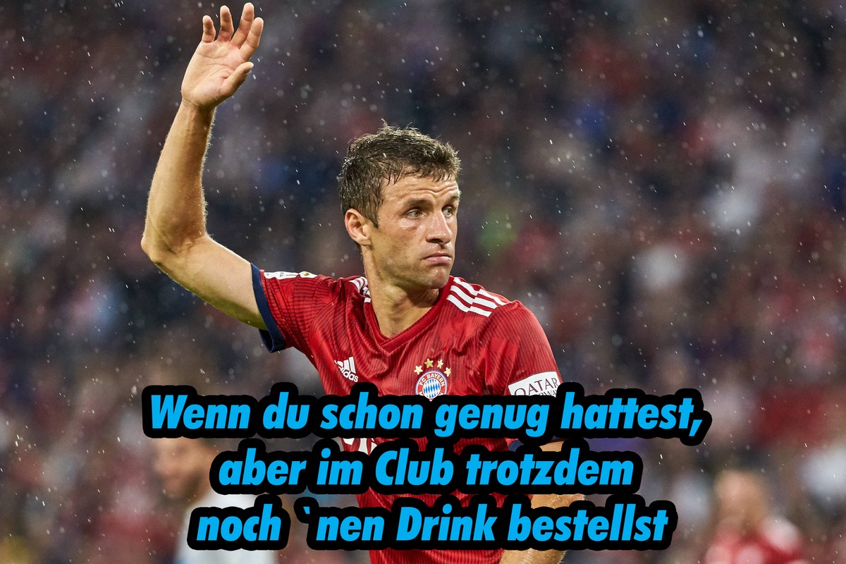 Muenchen, Deutschland, 24.08.2018, Bundesliga 1. Spieltag, FC Bayern Muenchen - TSG 1899 Hoffenheim, Thomas Mueller (FCB) gestikuliert, gestik ( DeFodi501 *** Munich Germany 24 08 2018 Bundesliga 1 Ga ...