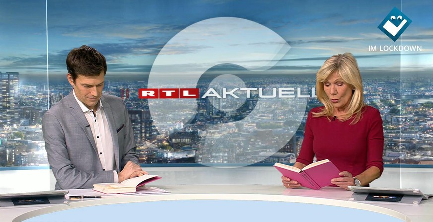 Die "RTL Aktuell"-Moderatoren Maik Meuser und Ulrike von der Groeben.