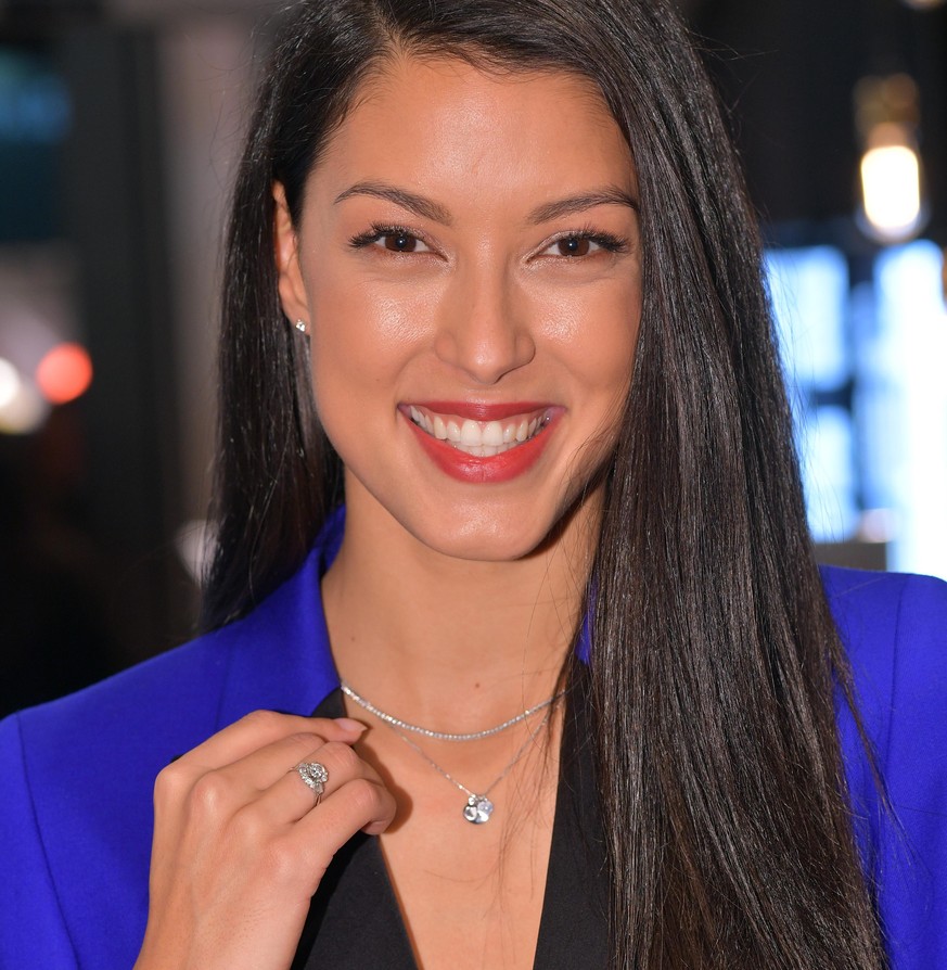 MUNICH, GERMANY - NOVEMBER 05: Rebecca Mir during Guido Maria Kretschmer presents his new collection at Christ on November 5, 2018 in Munich, Germany. (Photo by Hannes Magerstaedt/Getty Images)