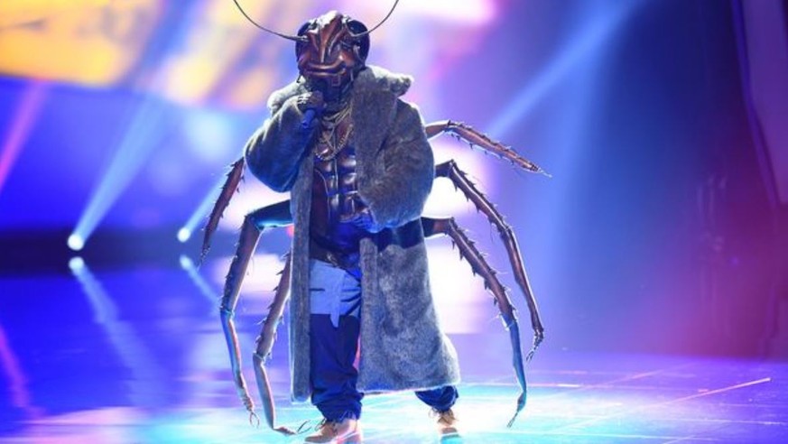 Der erste Auftritt bei "The Masked Singer": Cool, cooler, Kakerlake!