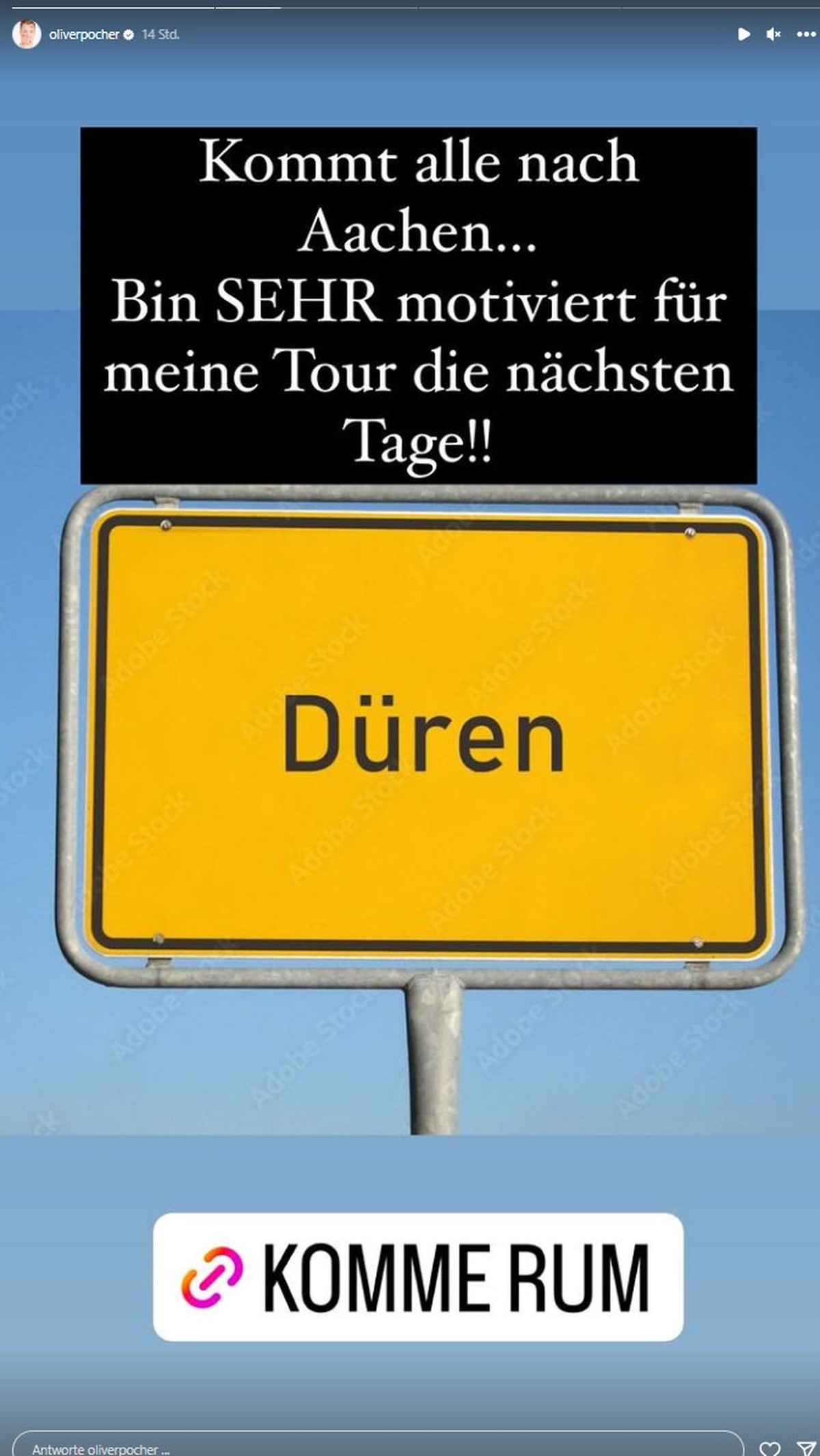 Oliver Pocher kann sich eine Anspielung nicht verkneifen.