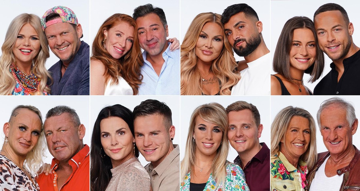 V.o.l.: Diana Herold, Michael Tomaschautzki, Georgina Fleur, Kubi Özdemir, Lisha, Lou, Jennifer Lange und Andrej Mangold.
V.u.l.: Caroline Robens, Andreas Robens, Denise Kappés, Henning Merten, Annema ...