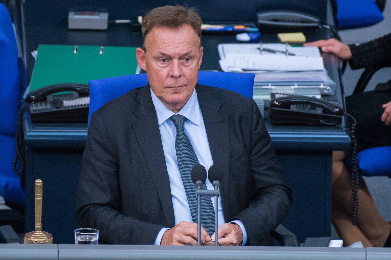 Berlin, Plenarsitzung im Bundestag Deutschland, Berlin - 02.10.2020: Im Bild ist Thomas Oppermann Vizepr