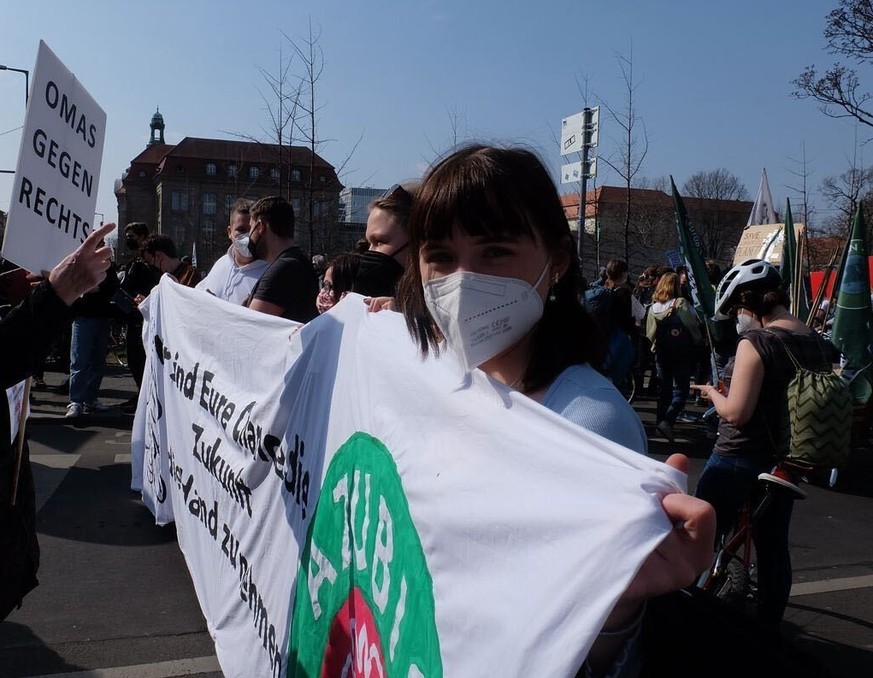 Bei den Azubis4Future setzt sich Klimaaktivistin Lucie für mehr Klimaschutz und Nachhaltigkeit an den Berufsschulen und in den Unternehmen ein.