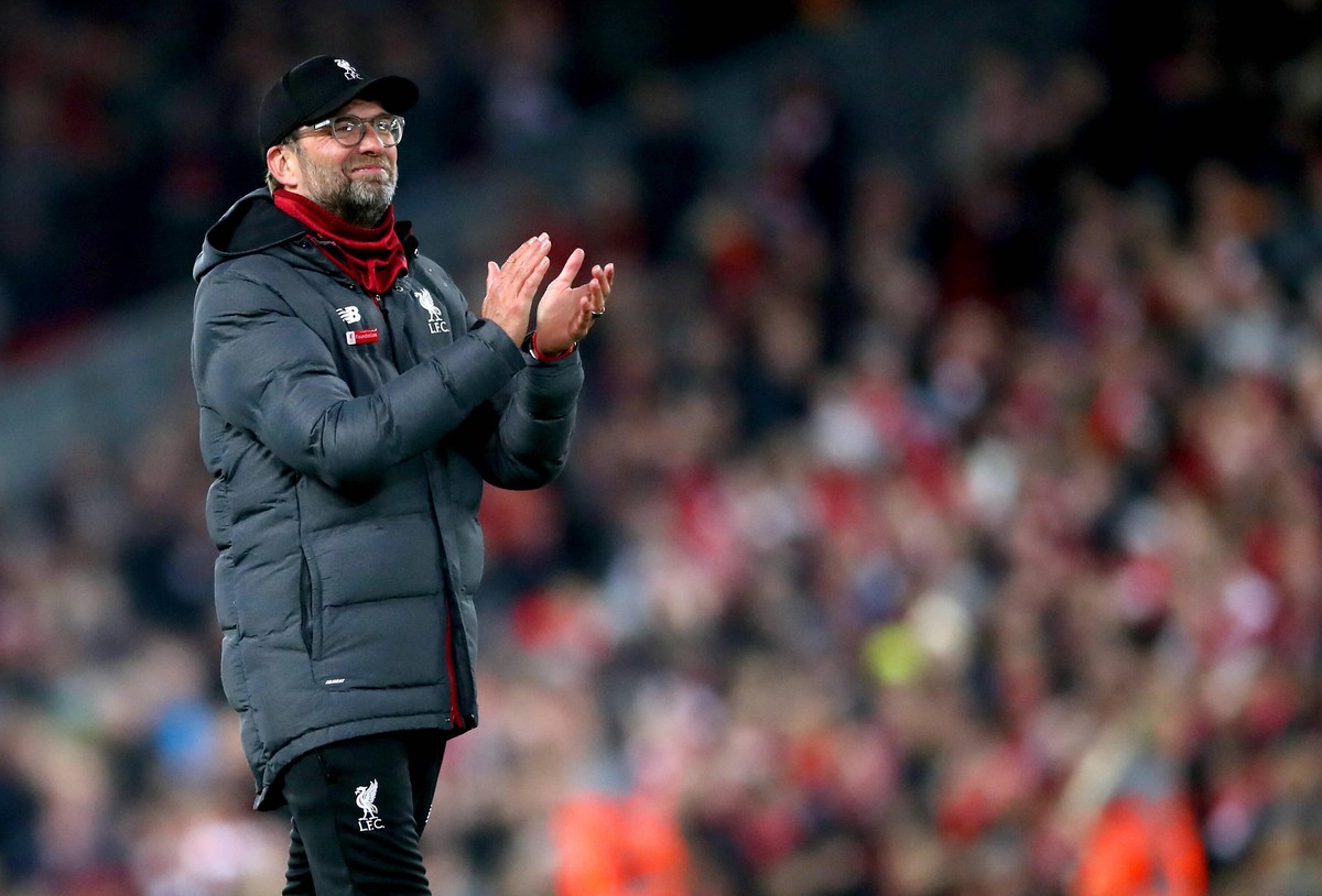 Football - 2019 / 2020 Premier League - Chelsea vs Manchester City Liverpool fans take the streets in expectation of a first-ever Premier League title - and first English title for 30 years - with Man ...