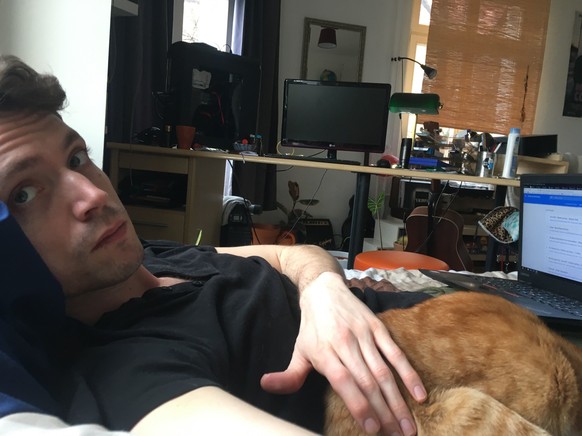 Seo-Redakteur Martin weiß: Bei Frust Katze auflegen hilft.