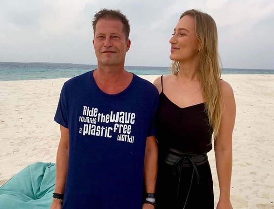 Til Schweiger mit Freundin Sandra: Die beiden sind gerade im Urlaub und zeigen auf Instagram ihr Liebesglück.