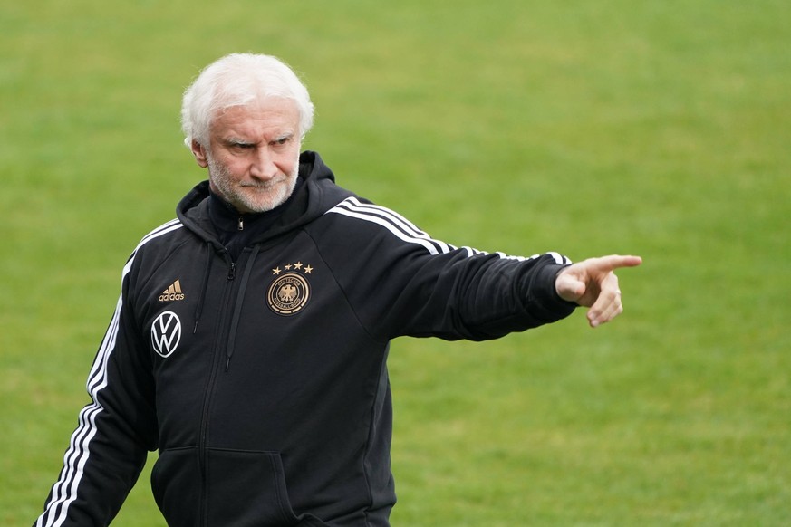 Sportdirektor Rudi Völler - Frankfurt 20.03.2023: Training der Deutschen Nationalmannschaft *** Sports Director Rudi Völler Frankfurt 20 03 2023 German National Team Training