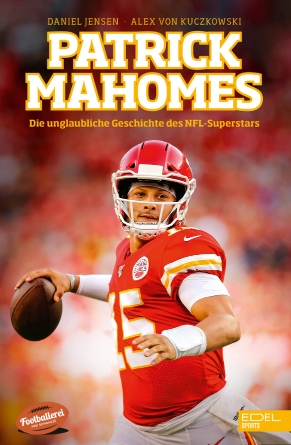 "Patrick Mahomes. Die unglaubliche Geschichte des NFL-Superstars" ist im Edel Sports-Verlag erschienen.