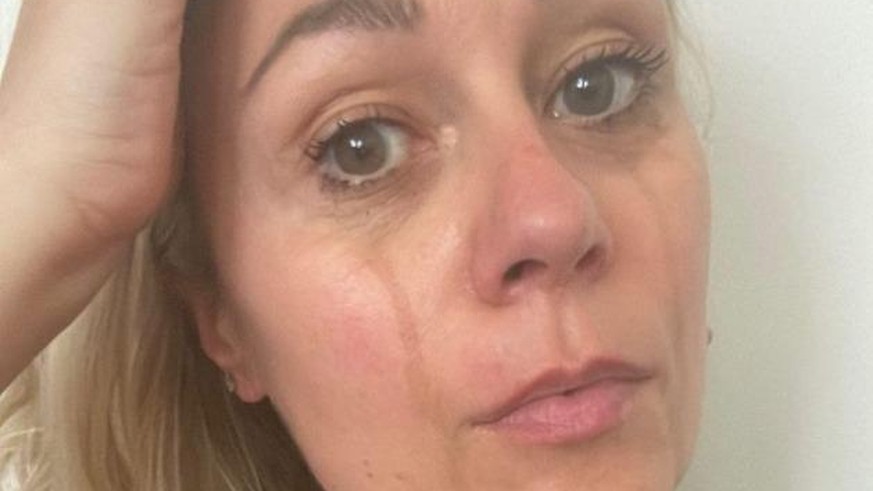 Sat.1 presenter Ruth Moschner shows herself in tears on Instagram