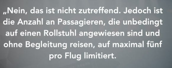 Eurowings-Statement