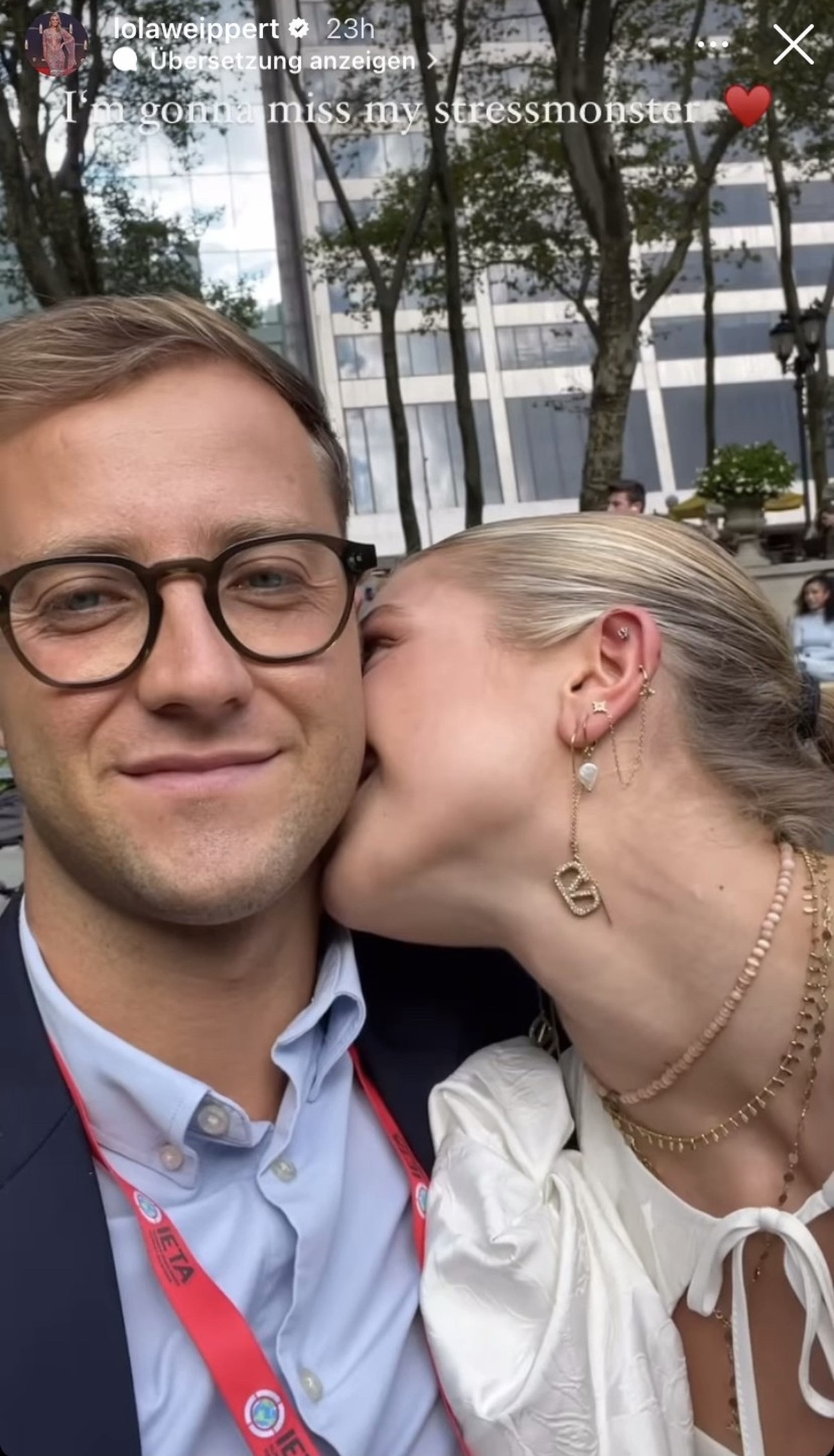 Eric und Lola verbrachten die vergangenen Wochen gemeinsam in New York.