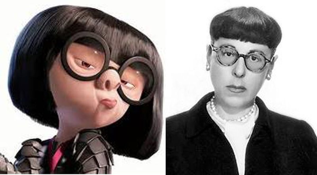 Nämlich&nbsp;Edith Head, die als Kostümdesignerin bei Disney arbeitet.