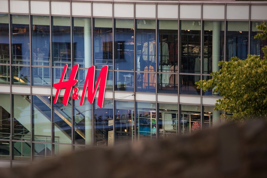 siegen, North Rhine-Westphalia/germany - 11 07 19: h&m sign in siegen germany