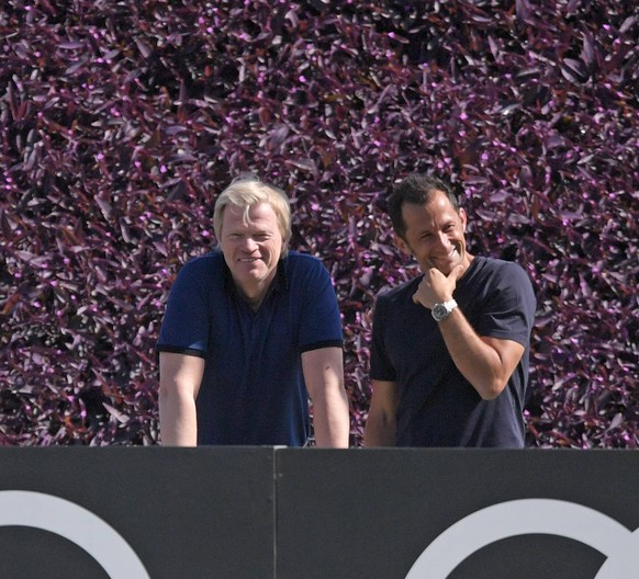 Oliver Kahn (l.) und &quot;Brazzo&quot; Salihamidzic.