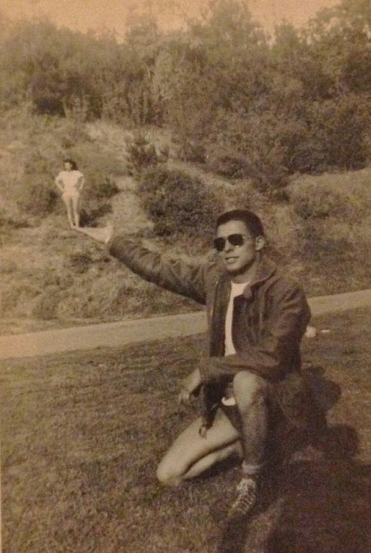 "Mein Opa und meine Oma."