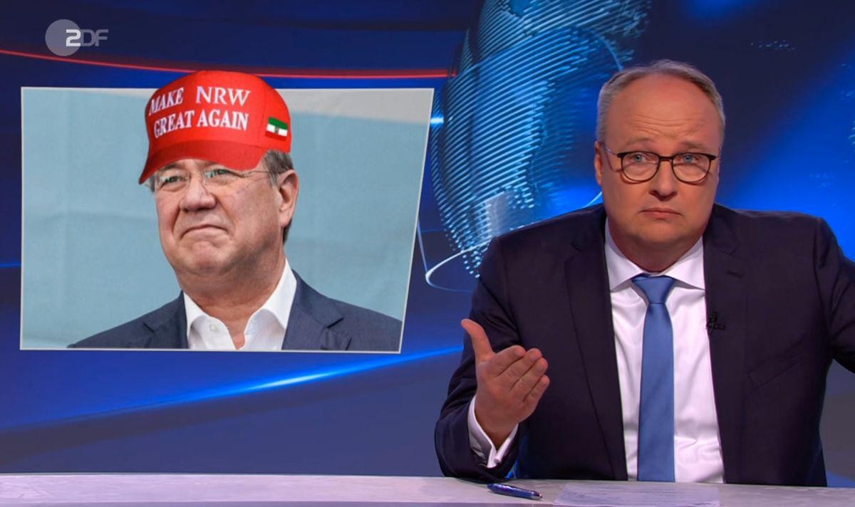 Leidet Armin Laschet, Wahlniederlagenleugner, an &quot;Morbus Trump&quot;? Oliver Welke von der &quot;heute-show&quot; scheint&#039;s zu befürchten.