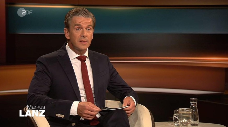 Markus Lanz verhakte sich in der Debatte mit Lars Pohlmeier.