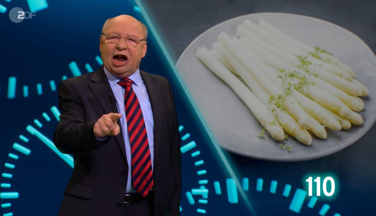 Spargel wichtiger als Corona? Das regt Gernot-Hassknecht (Hans-Joachim Heist) auf.
