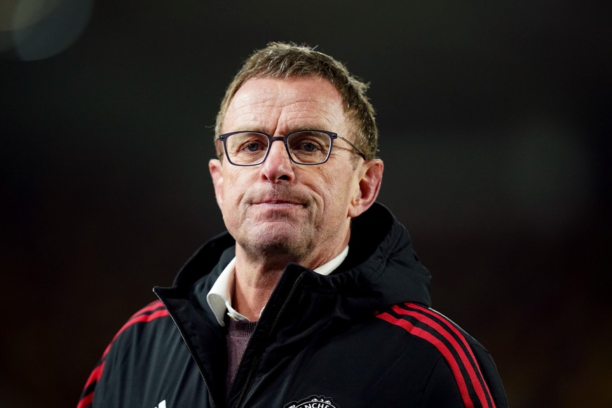 Ralf Rangnick file photo. File photo dated 19-01-2022 of Manchester United manager Ralf Rangnick. Manchester United interim boss Ralf Rangnick has signed a two-year deal to become the new manager of t ...