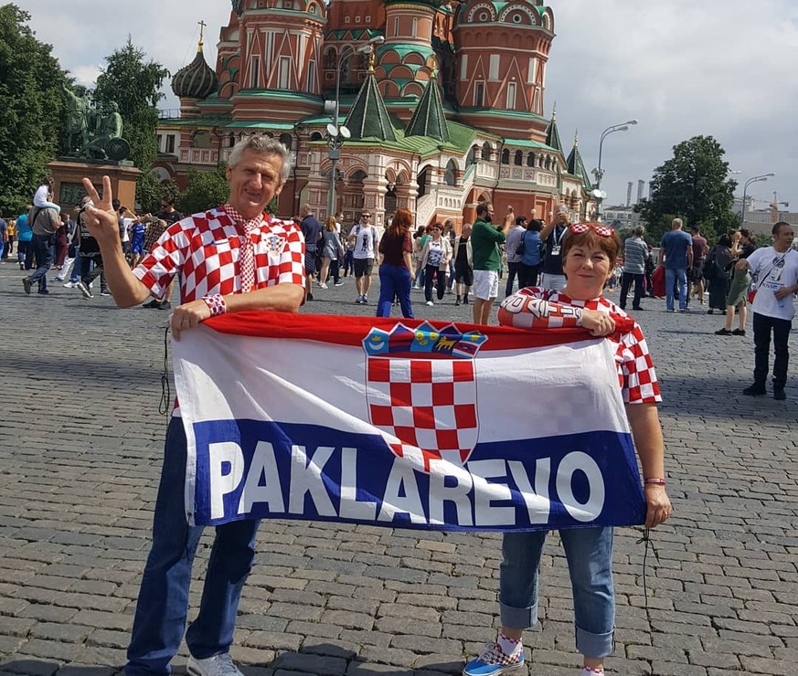 Dragan Lukić und Mirjana Akrapović sind einfach immer dabei – natürlich auch in Russland.