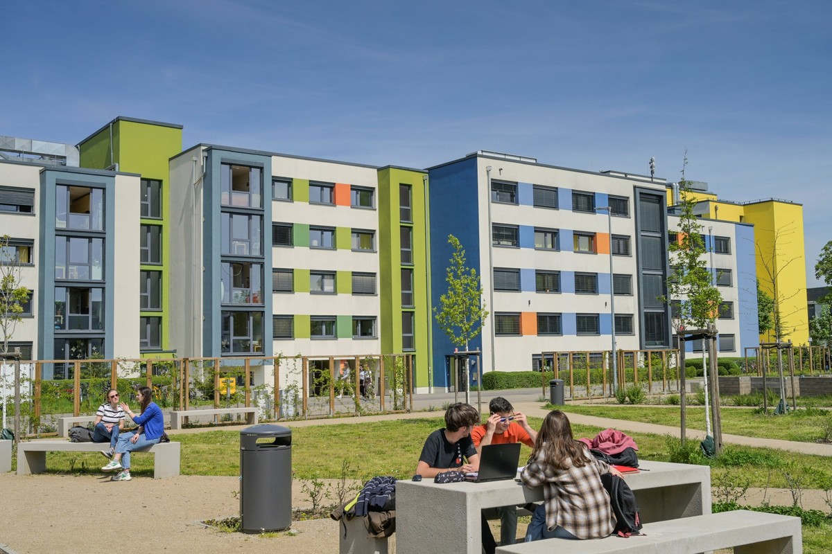Plätze in Studierendenwohnheimen in Deutschland sind rar.