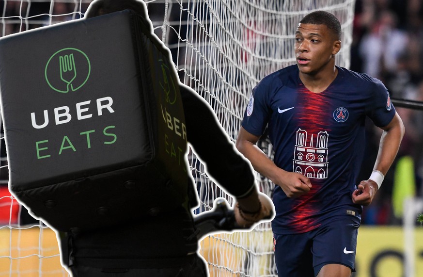 April 21, 2019 - Paris, ile de france, France - Killian Mbappe during the french Ligue 1 match between Paris Saint-Germain (PSG) and AS Monaco (ASM) at Parc des Princes stadium on 2019, April 21 in Pa ...