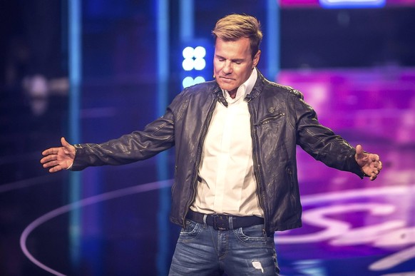 Dieter Bohlen in der dritten Live-Mottoshow der 15. Staffel der RTL-Castingshow Deutschland sucht den Superstar / DSDS 2018 im MMC Coloneum. K�ln, 28.04.2018 *** Dieter Bohlen in the third live motto  ...