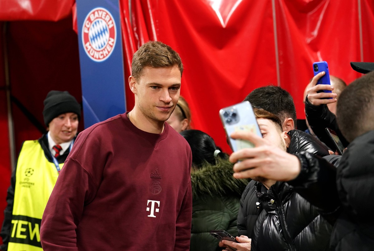 Manchester United, ManU v Bayern Munich - UEFA Champions League - Group A - Old Trafford Bayern Munich s Joshua Kimmich before the UEFA Champions League, Group A match at Old Trafford, Manchester. Pic ...