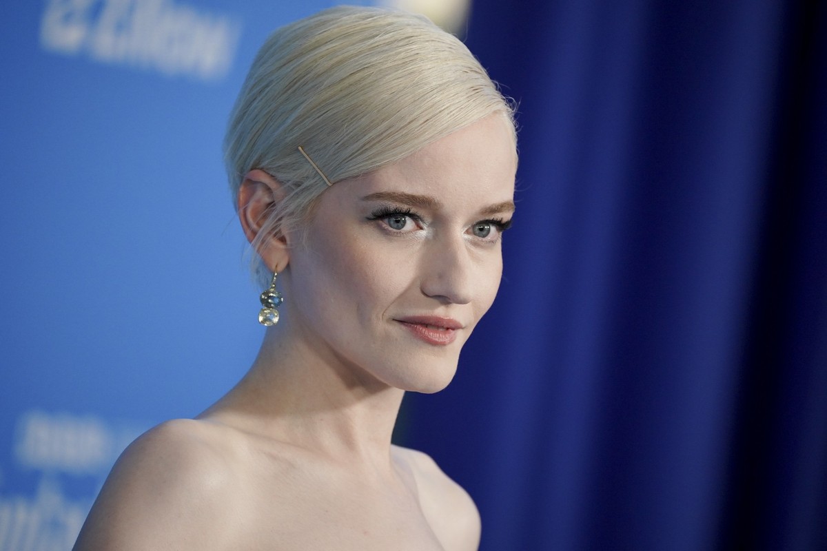 Julia Garner arrives at the premiere of &quot;The Fantastic Four: First Steps&quot; on Monday, July 21, 2025, at Dorothy Chandler Pavilion in Los Angeles. (Photo by Jordan Strauss/Invision/AP)