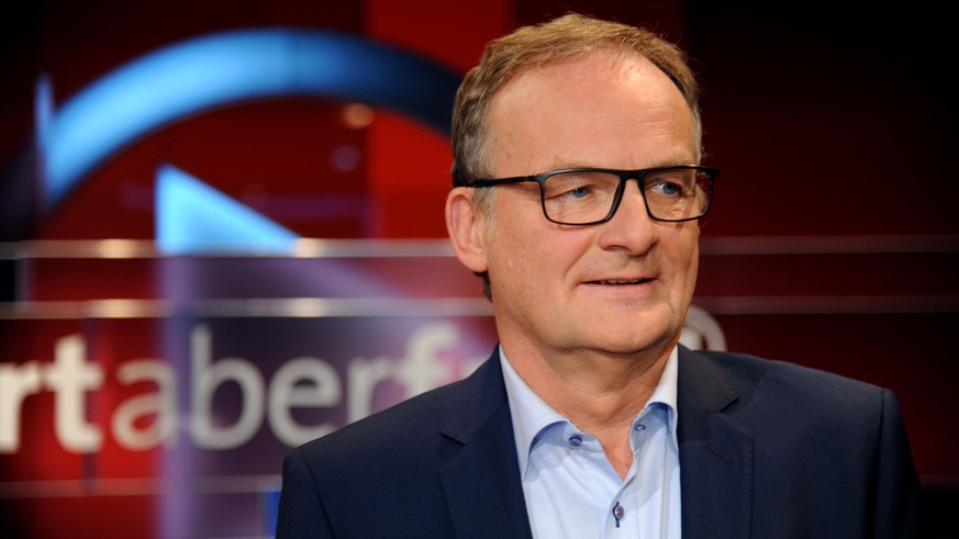 Der Moderator Frank Plasberg in der ARD Talkshow &quot;Hart aber Fair&quot; am 08.01.2018 in Köln. Foto: Horst Galuschka Foto: Horst Galuschka/dpa | Verwendung weltweit