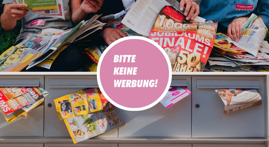 33 Kilo Müll landen jährlich  in deinem Briefkasten – das soll sich nun ändern