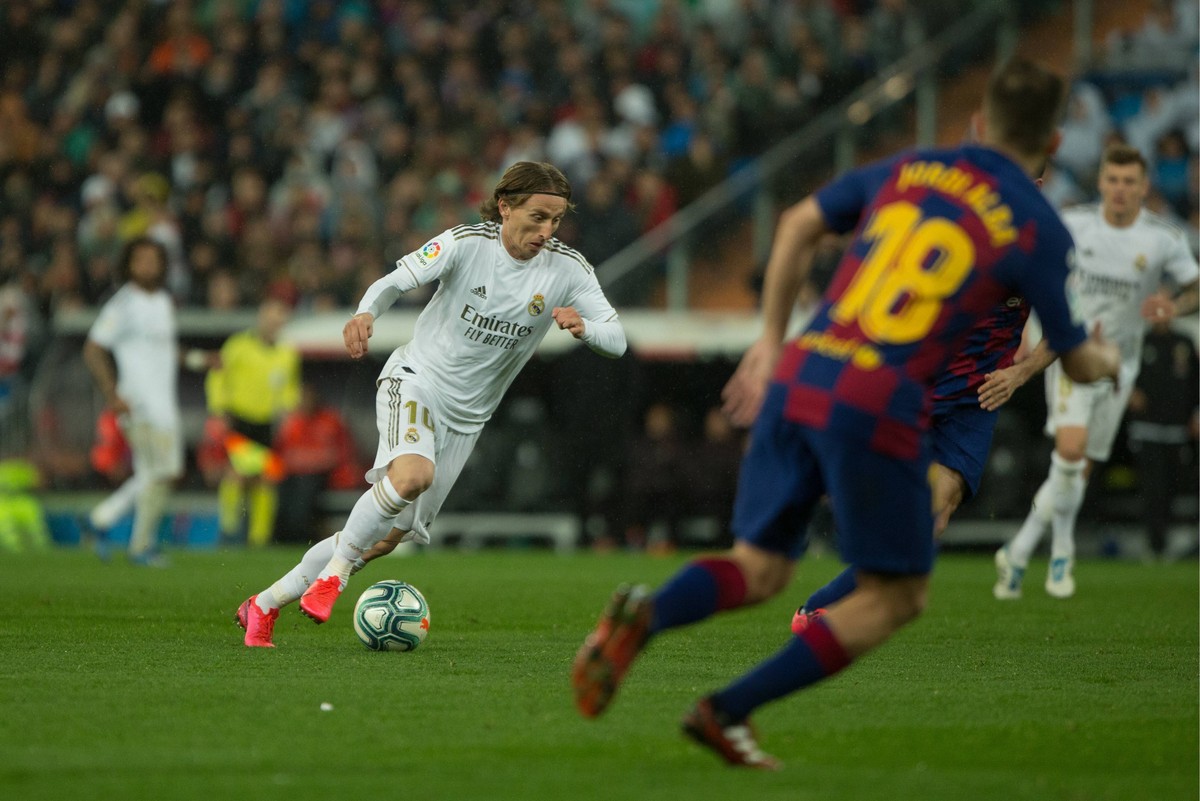 DURING MATCH REAL MADRID VERSUS FC Barcelona, Barca AT SANTIAGO BERNABEU STADIUM. SUNDAY, 1 MARCH 2020 Cordon Press *** DURING MATCH REAL MADRID VERSUS FC BARCELONA AT SANTIAGO BERNABEU STADIUM SUNDAY ...
