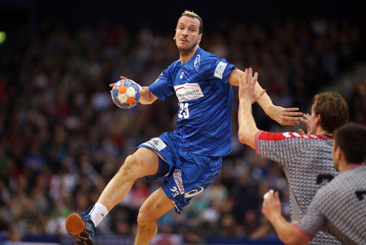 Deutschland, Hamburg. 09.12.15 DKB Handball-Bundesliga Saison 14/15 - 17. Spieltag HSV Handball - Fuechse Berlin in der Barclaycard Arena Pascal Hens (HSV Hamburg) Copyright: INSIDE-PICTURE / Selim S ...
