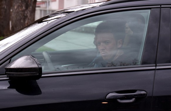 Soccer Football - Julian Nagelsmann leaves Saebener Strasse after being sacked as Bayern Munich coach - Saebener Strasse, Munich, Germany - March 24, 2023 REUTERS/Lukas Barth