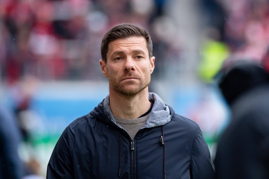 Xabi Alonso Bayer 04 Leverkusen, Trainer, GER, SC Freiburg SCF vs Bayer 04 Leverkusen B04, Fussball Bundesliga, 26. Spieltag, Saison 2023/2024, 17.03.2024 DFB/DFL regulations prohibit any use of photo ...