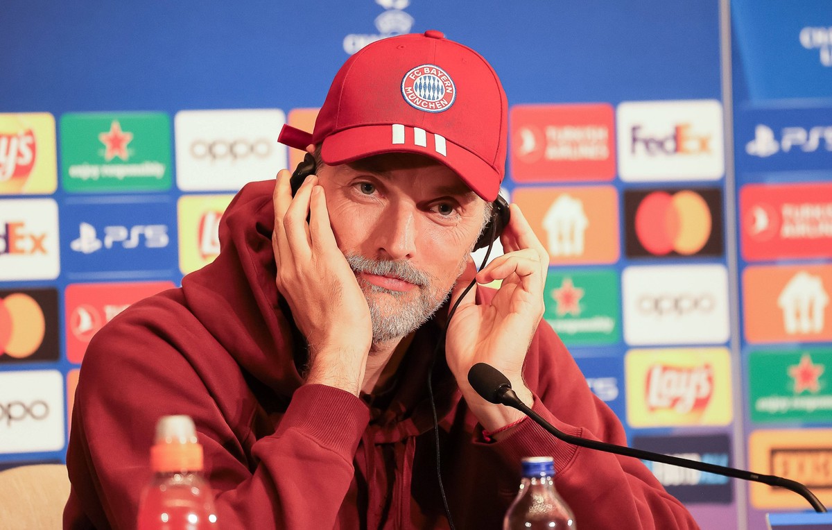 Thomas Tuchel, Trainer Fc Bayern Muenchen, Pressekonferenz Galatasaray Istanbul vs. Bayern Muenchen, Champions-League, Gruppenphase, Saison 2023-24, 23.10.2023, Pressekonferenz Galatasaray Istanbul vs ...